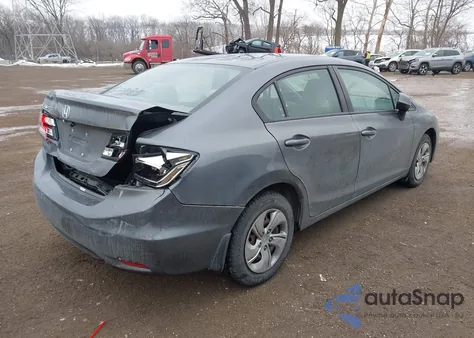 2013 Honda Civic Lx из США, поврежденный, VIN 19XFB2F50DE020104
